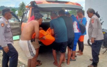 Satu Korban Laka Laut di Pantai Cikadal Sukabumi Ditemukan Meninggal, Satu Selamat