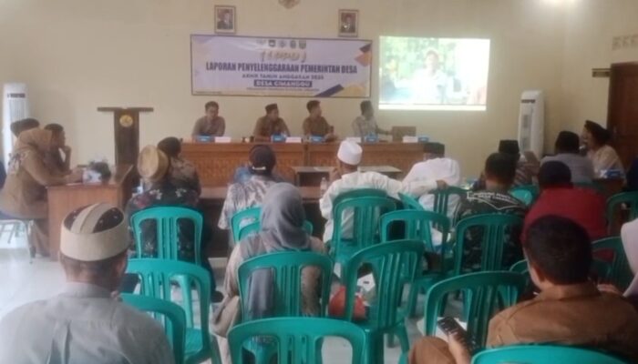 Transparansi dan Evaluasi Jadi Sorotan, Pemdes Cimanggu Gelar LPPD 2025
