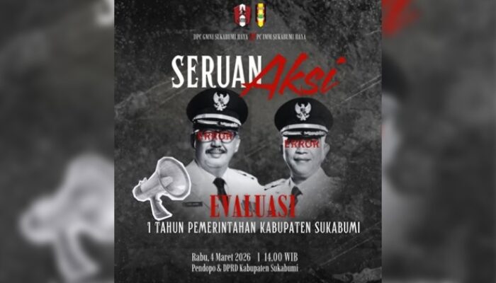 Evaluasi Setahun Kerja Asjap-Andreas, Ini 10 Tuntutan Aliansi Mahasiswa Sukabumi