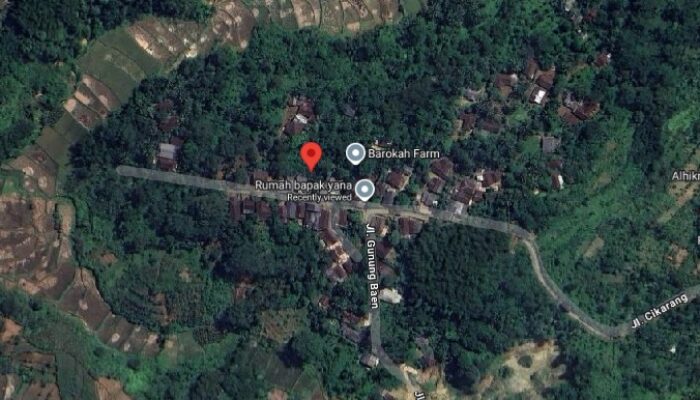 Titik Pusat Gempa M 4,2 Sukabumi di Desa Karangjaya Gegerbitung