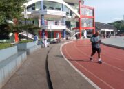 Lapang Merdeka Sukabumi Ramai Aktivitas Warga pada Senin Pagi