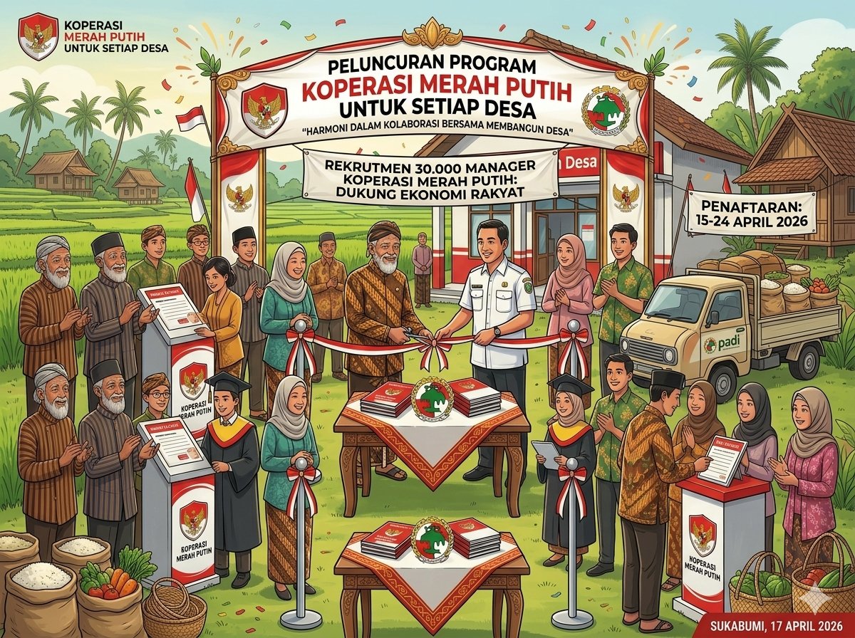 Dorong Ekonomi Kerakyatan, Kementerian Koperasi dan UKM Republik Indonesia Rekrut 30.000 Manager Koperasi
