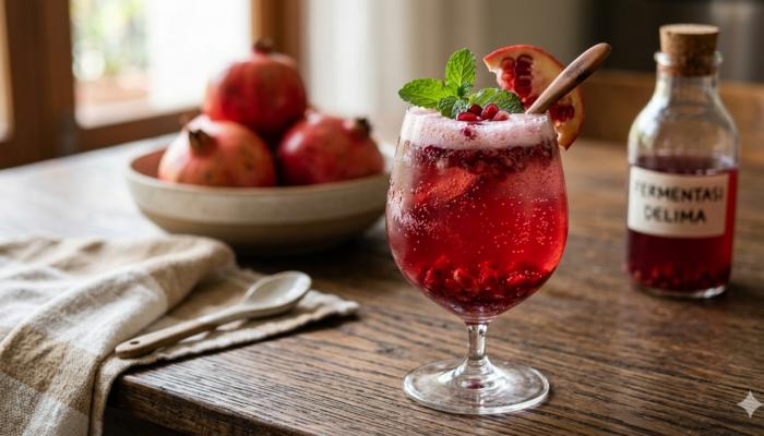 Minuman Fermentasi Beras Ketan dan Delima, Alternatif Sehat untuk Diet