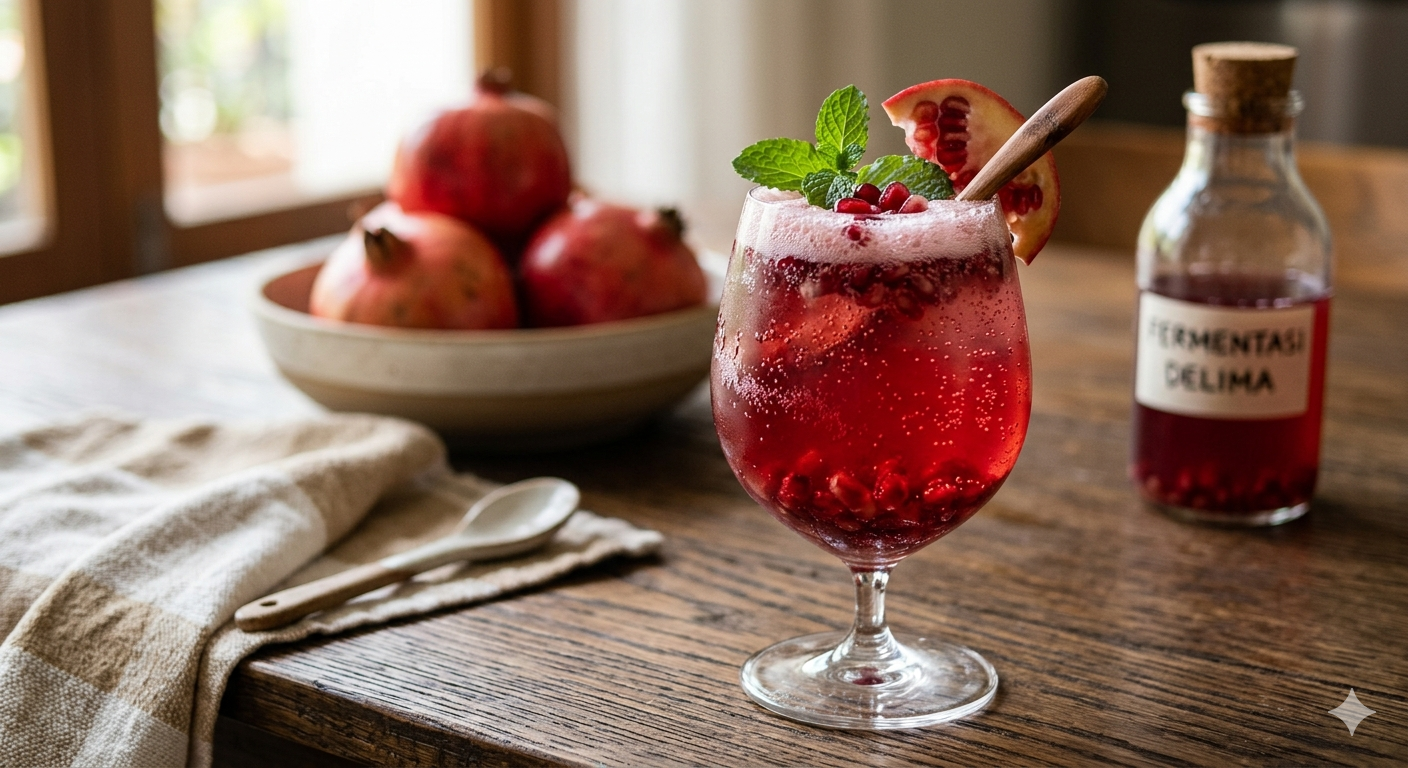 Minuman Fermentasi Beras Ketan dan Delima, Alternatif Sehat untuk Diet