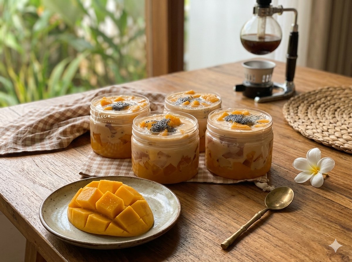 Mango Sago Creamy ala Sukabumi, Segar Manisnya Pas di Musim Mangga