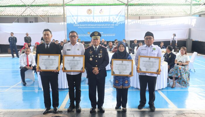 Puncak Hari Bakti Pemasyarakatan ke-62, Lapas Sukabumi Perkuat Pembinaan dan Salurkan Bantuan UMKM