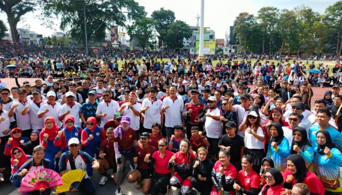 Meriah di Lapang Merdeka, Festival Olahraga KORMI Sukabumi Dukung Gaya Hidup Sehat