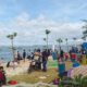 Wisata Pantai Ujunggenteng Dipadati Pengunjung Saat Long Weekend