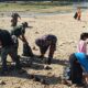 Aksi Bersih Pantai Cibuaya, Puluhan Karung Sampah Plastik Berhasil Dikumpulkan