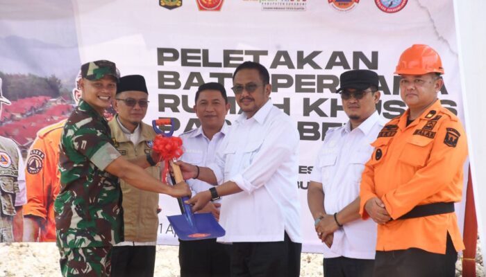 Peletakan Batu Pertama Kampung Mubarakah, Pemkab Sukabumi Mulai Bangun 86 Rumah