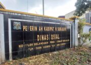 Kantor Dinas Sosial Kabupaten Sukabumi.