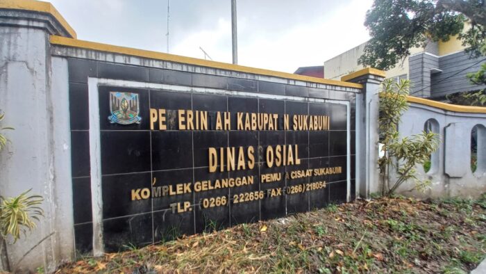 Kantor Dinas Sosial Kabupaten Sukabumi.