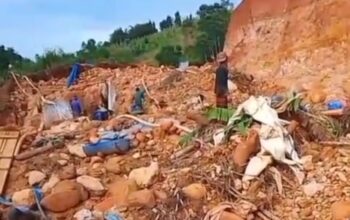 Sungai Cidadap Sukabumi Tercemar Diduga Akibat Aktivitas Tambang , Warga Simpenan Minta KDM Turun Tangan