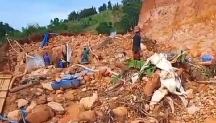 Sungai Cidadap Sukabumi Tercemar Diduga Akibat Aktivitas Tambang , Warga Simpenan Minta KDM Turun Tangan