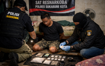 Operasi Senyap Polisi Berhasil Bongkar Peredaran Sabu di Cisaat Sukabumi