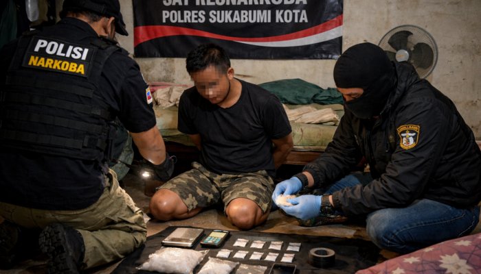 Operasi Senyap Polisi Berhasil Bongkar Peredaran Sabu di Cisaat Sukabumi