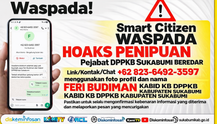Waspada! Hoaks Penipuan Catut Nama Pejabat DPPKB Sukabumi Beredar