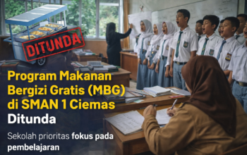 MBG di SMAN 1 Ciemas Ditunda, Sekolah Pilih Fokus pada Pembelajaran