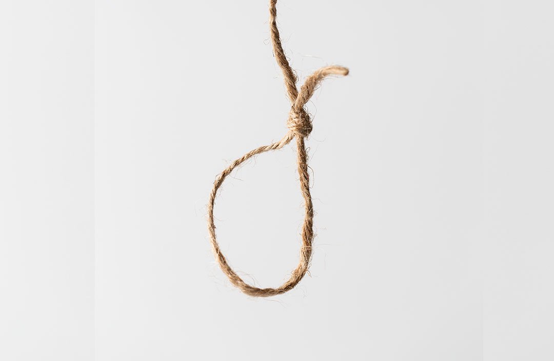 Ilustrasi tali tergantung.