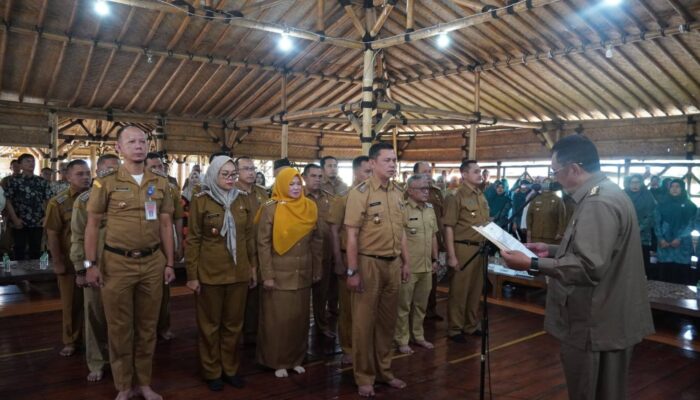 Dipimpin Camat Caringin, Pengurus Apekkasi Kabupaten Sukabumi Dikukuhkan