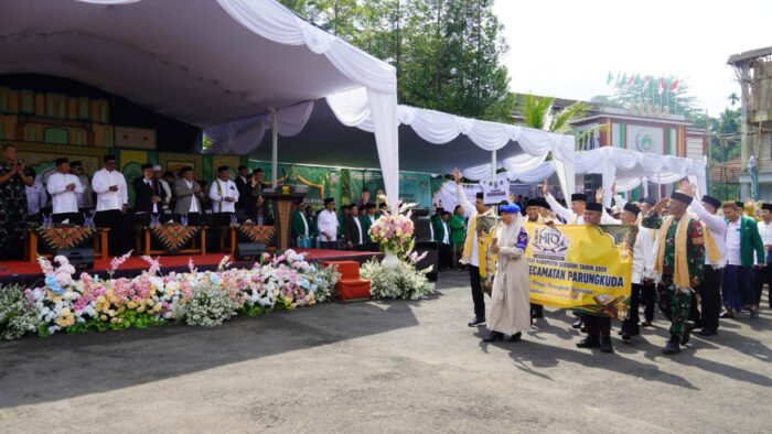Musabaqah Tilawatil Quran (MTQ) ke-47 tingkat Kabupaten Sukabumi di Komplek Ponpes Terpadu Darrusyifa Al-Fitroh Perguruan Islam Yaspida, Kecamatan Kadudampit, Senin (04/05/2026).