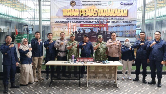 Razia Kamar Hunian hingga Test Urine, Lapas Sukabumi Tegaskan Perang terhadap HALINAR