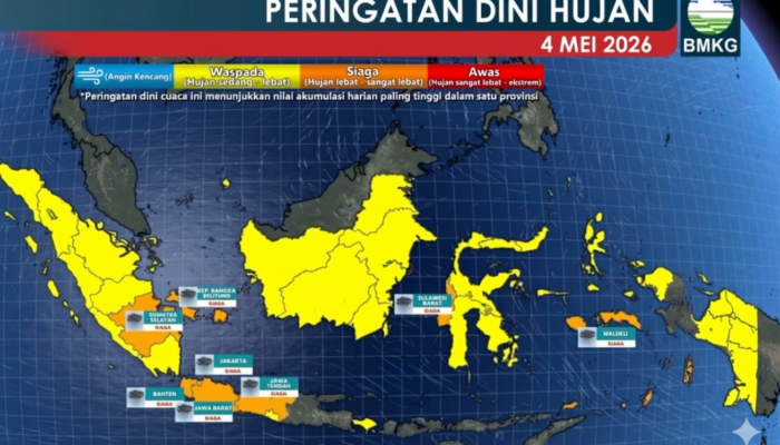 BMKG Ingatkan Potensi Hujan Lebat di Jawa Barat Hari Ini, Warga Diminta Tingkatkan Kewaspadaan