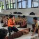 Puluhan Pramuka SMAN 1 Simpenan Sukabumi Ikuti Simulasi Gempa