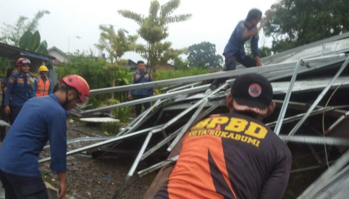 Hujan dan Angin Kencang Terjang Kota Sukabumi, BPBD Catat 18 Kejadian Bencana Terjadi dalam Sehari