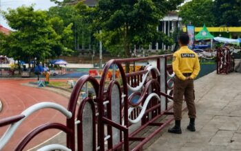 Lapang Merdeka Kota Sukabumi Kini Resmi Dijaga Satpam, Pemkot : Untuk Kenyamanan Warga Berolahraga
