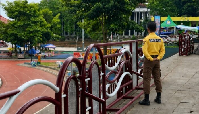 Lapang Merdeka Kota Sukabumi Kini Resmi Dijaga Satpam, Pemkot : Untuk Kenyamanan Warga Berolahraga