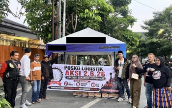 Massa Aksi 2626 Buka Posko Logistik di Depan Balai Kota Sukabumi, Isu PATI Jilid 2 Menguat di Tengah Masyarakat