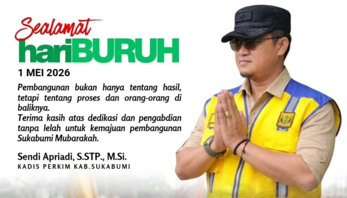 Disperkim Sukabumi Apresiasi Peran Buruh dalam Pembangunan Daerah pada May Day 2026
