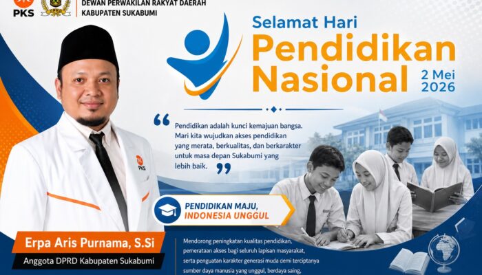Erpa Aris Purnama: Hardiknas Momentum Perkuat Akses dan Kualitas Pendidikan di Sukabumi