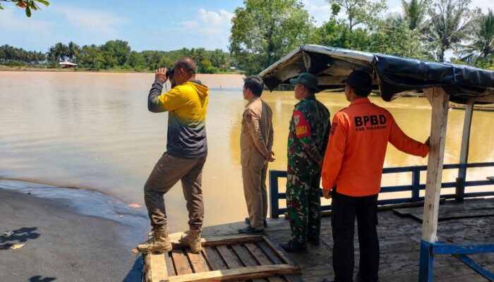 Buaya Muncul di Muara Keusik Urug Tegalbuleud, Seekor Anjing Jadi Korban
