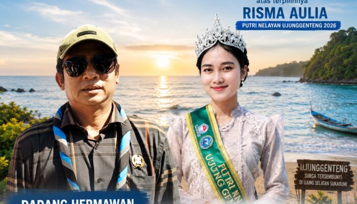 Anggota DPRD Kabupaten Sukabumi Dadang Hermawan Apresiasi Putri Nelayan Ujunggenteng 2026