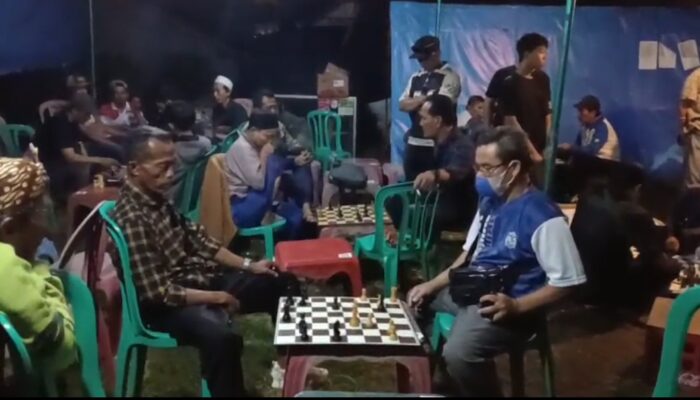 Turnamen Catur Angkringan Imex Cafee Cinagen Diikuti 65 Pecatur se-Pajampangan