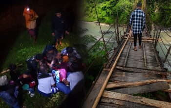 Diduga Jembatan Licin dan Rusak, Guru SMP Terjatuh ke Sungai di Cibodas Curugkembar