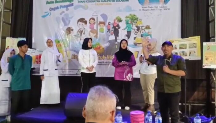Cegah PTM, Dinkes Sukabumi Ajak Warga Jampangkulon Jadikan Hidup Sehat Sebagai Budaya