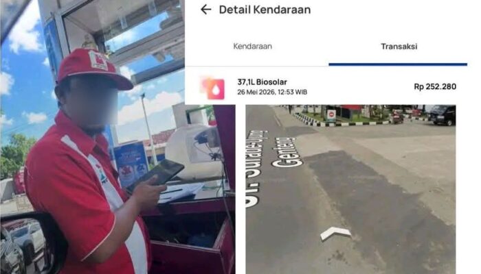 VIRAL! Konsumen Ngaku Bayar Solar Lebih Mahal di SPBU Cimaja, Selisih Rp100 Ribu Lebih Bikin Heboh