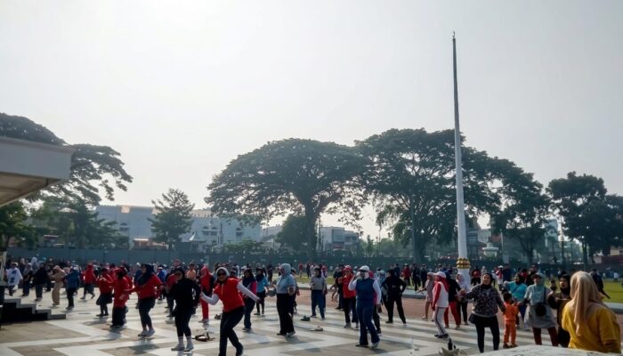 Lapang Merdeka Sukabumi Jadi Magnet Aktivitas Keluarga dan UMKM
