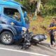 Diduga Mengantuk, Pengendara PCX Kritis Usai Tabrak Elf di Jalur Sukabumi–Sagaranten