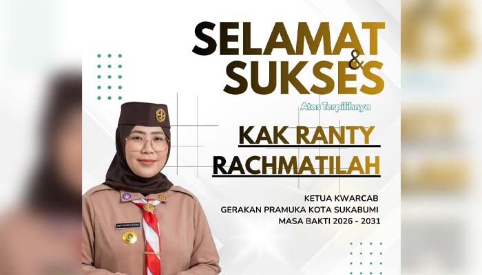 Terpilih Secara Aklamasi, Istri Wali Kota jadi Ketua Kwarcab Gerakan Pramuka Kota Sukabumi