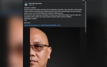 Mantan Tim Ayep-Bobby Minta Maaf ke Warga Kota Sukabumi: Bodoh Bila Saya Bertahan