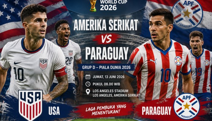 Prediksi Amerika Serikat vs Paraguay: Duel Tekanan Tuan Rumah Kontra Tembok Kokoh La Albirroja