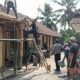 Polisi dan Warga Bersatu, Semangat Gotong Royong Bangun Ruang Pelayanan Baru Polsek Jampangkulon