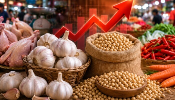 Dampak Biaya Impor, Harga Kedelai dan Bawang Putih di Pasar Kota Sukabumi Alami Kenaikan