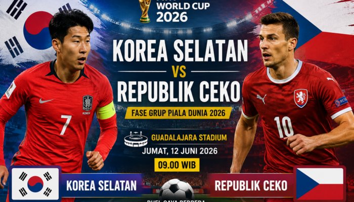 Korea Selatan vs Republik Ceko: Adu Kecepatan Asia dan Disiplin Eropa di Piala Dunia 2026