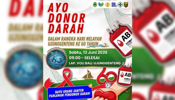 Hari Nelayan Ujunggenteng ke-60, Panitia Gelar Donor Darah Bersama RSUD Jampangkulon