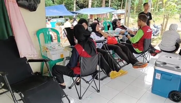 Donor Darah Di Ciparay Diserbu WARGA, Jadi Warna Baru Final Turnamen Voli Batu Mempeuk